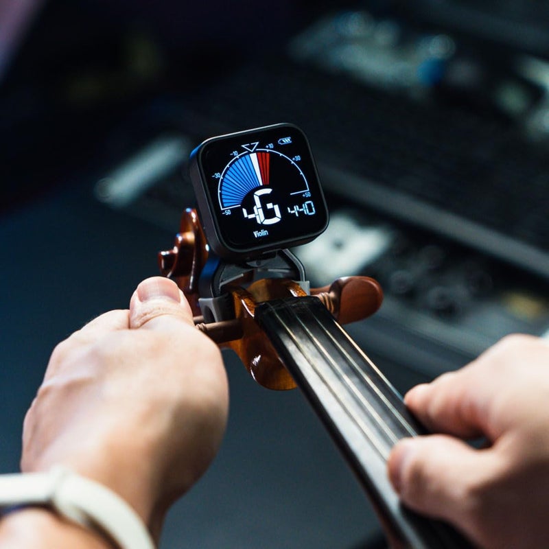 Cherub WMT-665V Rechargeable Violin Metro-Tuner, 3-in-1 Metronome with Tap Tempo，Colorful LCD Display, Easy to Use - Image 3